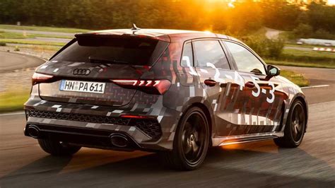 Audi Rs3 Sportback 2022 Na Nowych Zdjęciach Ma 400 Km I Robi 38 S