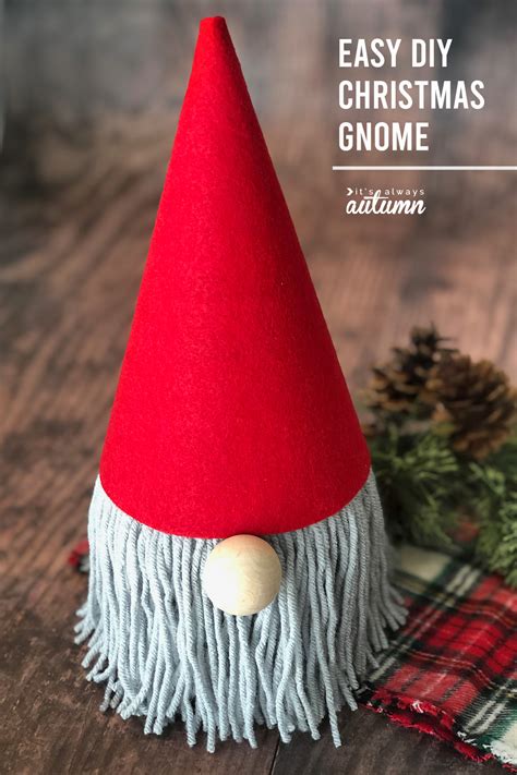 How To Make An Adorable Christmas Gnome From A Tp Roll Its Always