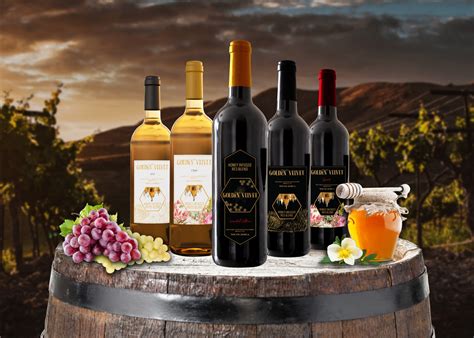 Honey Infused Wines Golden Velvet