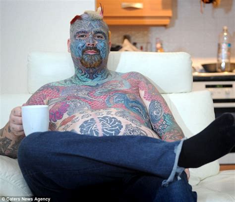 Britains Most Tattooed Man Spends Thousands Having Artwork Removed