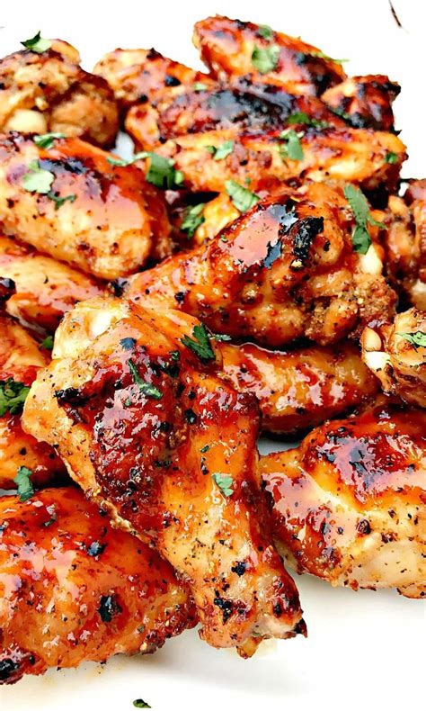 Soak your wood chips and throw them in a foil pouch or use wood chunks that will smoke longer. bbq ranch grilled chicken wings | Grilled chicken wings recipe