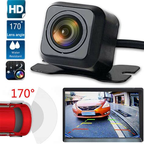 170° Car Rear View Hd Waterproof Night Vision Reverse Camera Parking