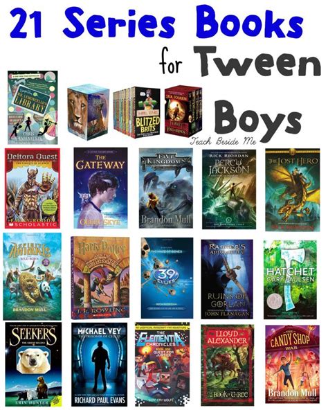 21 Series Books For Tween Boys Books For Tweens Books For Teens