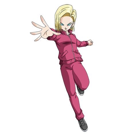 android 18 dragon ball dragon ball super official art 1girl blonde hair blue eyes breasts