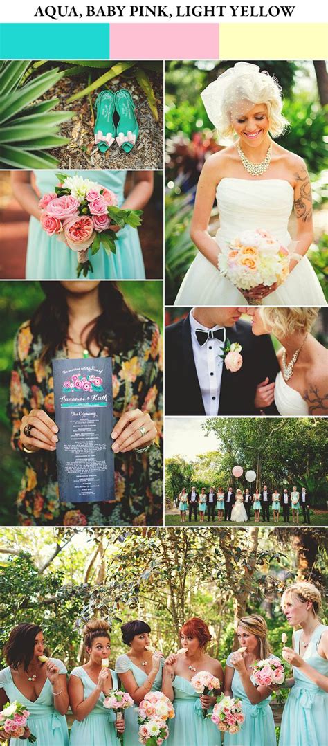 7 Chic Color Combos To Brighten Your Spring Wedding Junebug Weddings