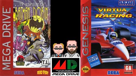 Genesis Virtua Racing And The Adventures Of Batman And Robin Arg