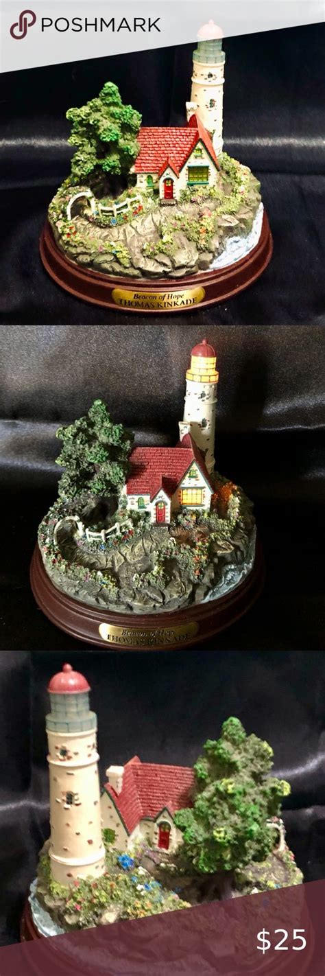 Beacon Of Hope Lighthouse By Thomas Kinkade Used Hearth And Home