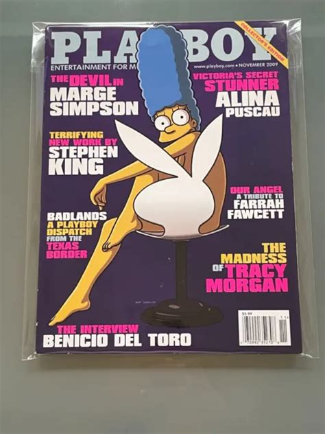 Playboy Magazine November Marge Simpson Alina Puscau