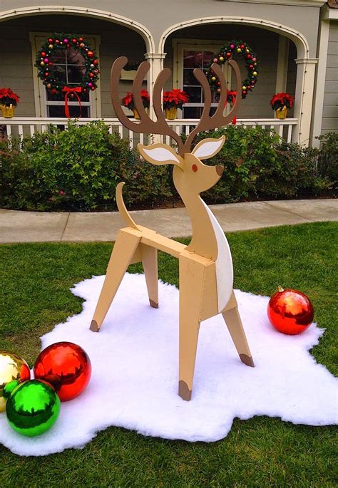 What is the price range for christmas yard decorations? DAVE LOWE DESIGN the Blog: Sawhorse Reindeer How-To ...