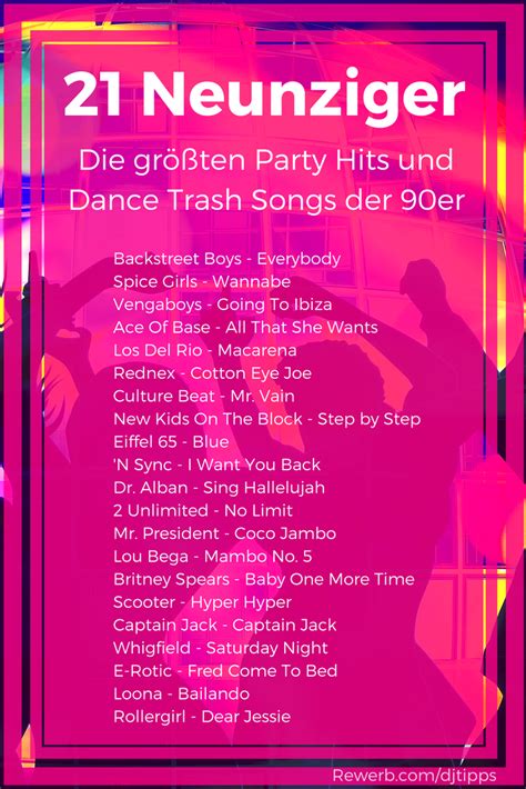 21 Party Hits Der 90er Jahre Liste Der Größten Dance Trash Songs