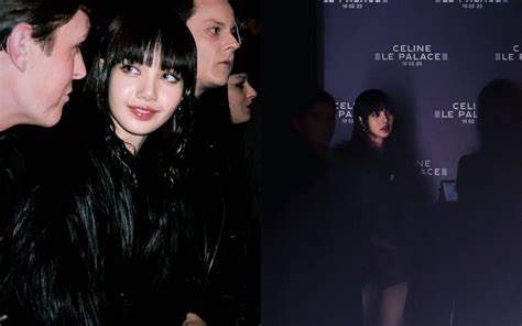 blackpink s lisa trends worldwide as she attends celine winter 2023 fashion show in paris allkpop