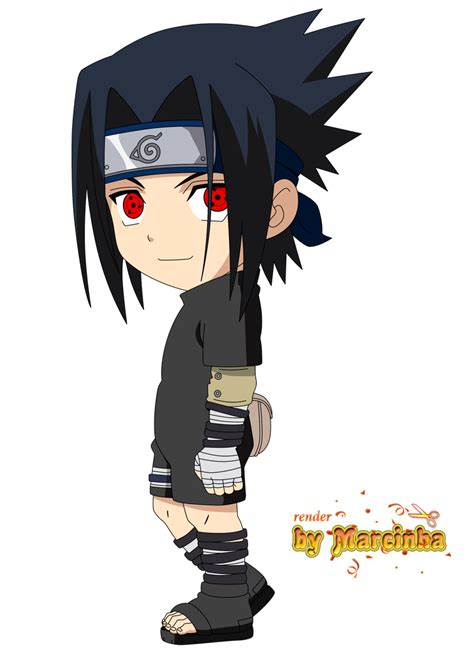 Chibi Sasuke Sharingan By Marcinha20 Sasuke Chibi Chibi Naruto