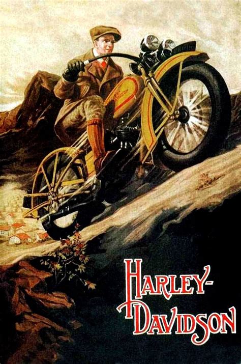 Vintage Harley Davidson Advertisement 2646 Etsy