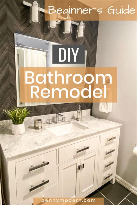 Get Tips And A Step By Step Guide To Help You Tackle Your Diy Bathroom Remodel With Confidence
