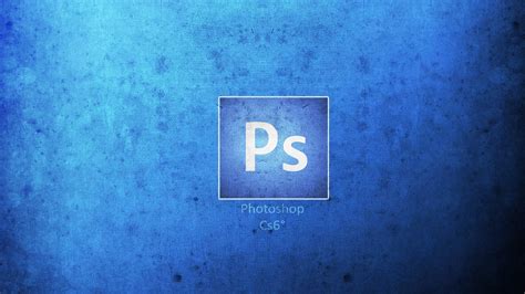 Papel De Parede Photoshop Minimalismo Texto Logotipo Azul
