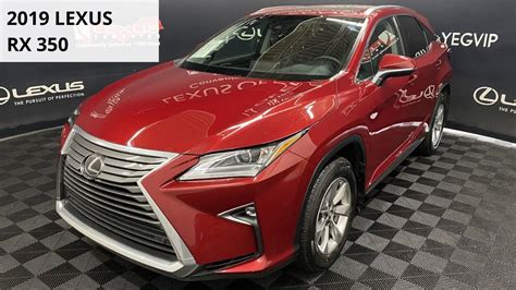 2019 Lexus Rx 350 Awd Navigation Package Youtube