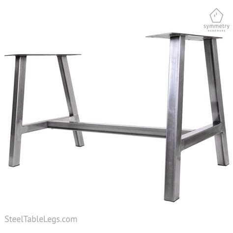 Custom metal table legs shipped for free. The Alpine Farmhouse Table Base Dining | Etsy | Metal base ...