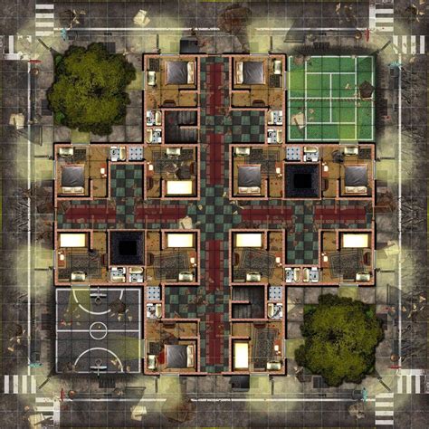 Tabletop Rpg Maps D Modern Modern Map