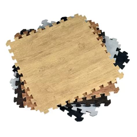Diy Interlocking Wood Grain And Foam Tiles Waterproof Soft Floor Plank