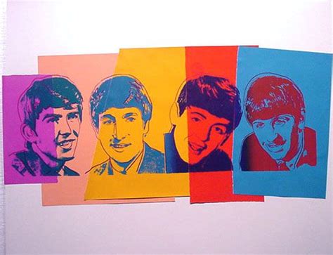 Beatles By Andy Warhol Pop Art Art Beatles Wallpaper