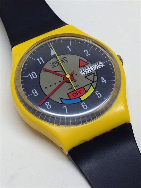 vintage swatch watch yamaha racer 1985 gj700
