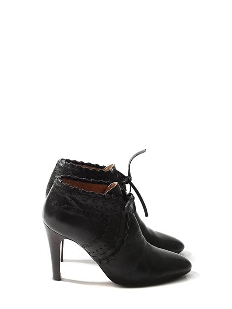 Please provide a valid price range. Louise Paris - CHLOE Chelsea PIPER black leather high heel ...