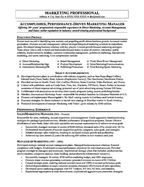 Job Resume Executive Free Samples Examples And Format Resume