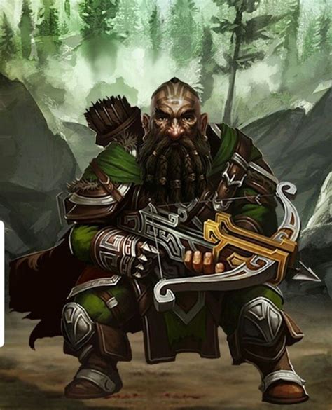 Dwarf Ranger In 2020 Fantasy Dwarf Dungeons And Dragons Characters