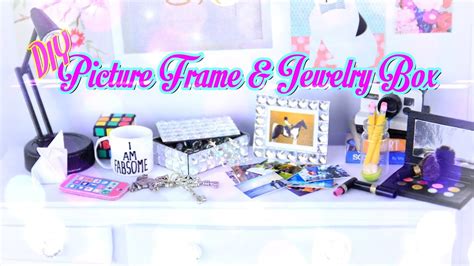 Free nature printables for doll scenes having a difficult time finding nature prints of scrap book paper for your doll crafts? DIY - Quick Craft: How to Make a Doll Picture Frame & Jewelry Box - Handmade - Crafts - YouTube