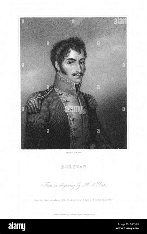 Simón Bolívar Y Ponte 1783 1830 South American Revolucionario