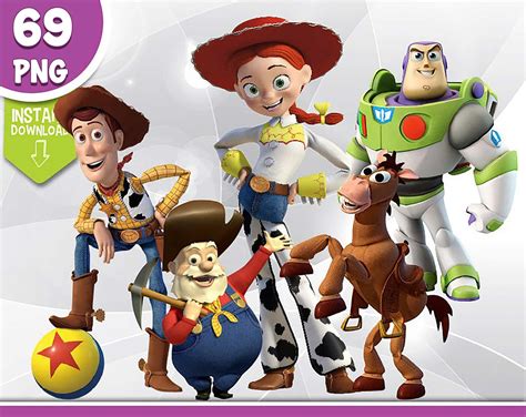 Toy Story Clipart Toy Story Png Toy Story Clip Art Png Buzz Etsy