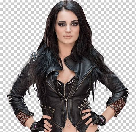 Paige Wwe Raw Women In Wwe Leather Jacket Professional Wrestler Png