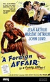 Marlene Dietrich, John Lund & Jean Arthur Poster Film: A Foreign ...