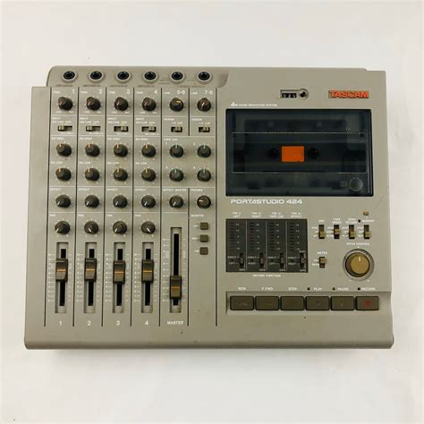 Tascam Portastudio 424 4 Track Cassette Recorder Reverb