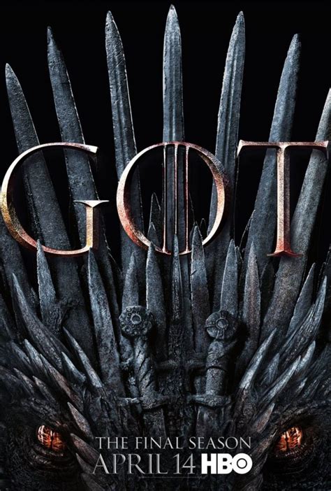 Revelaron Poster De La Temporada Final De “game Of Thrones”