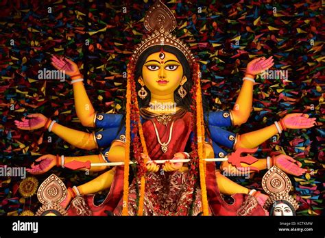 Durga Puja Festival Kolkata West Bengal India Stock Photo Alamy
