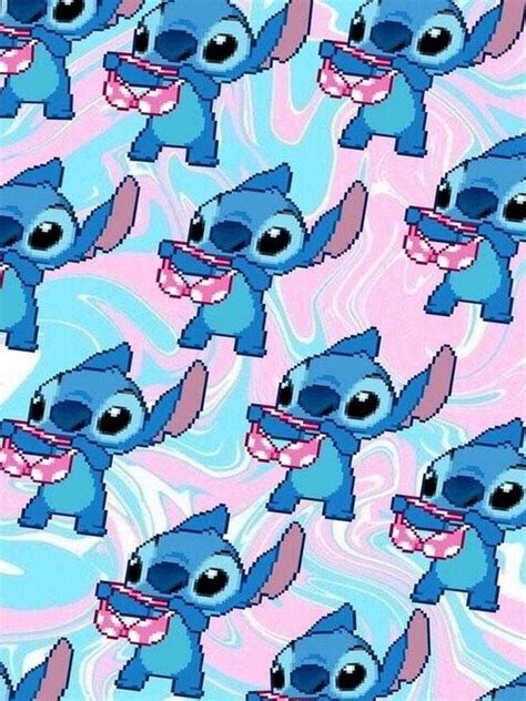 Lilo And Stitch Pattern Wallpaper