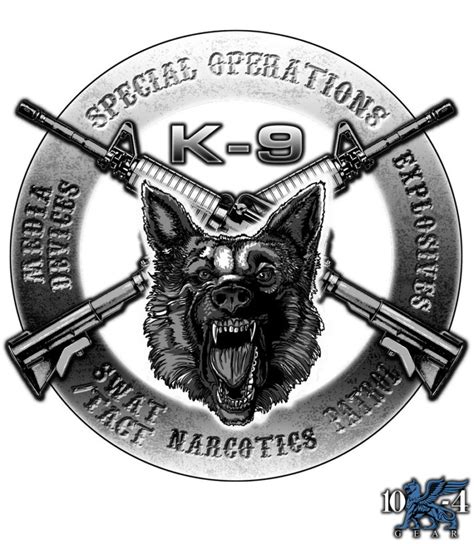 K9 Special Operations Police Decal For The Thin Blue Line