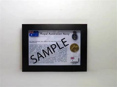 Royal Australian Navy 100th Anniversary Framed Memorabilia 4185