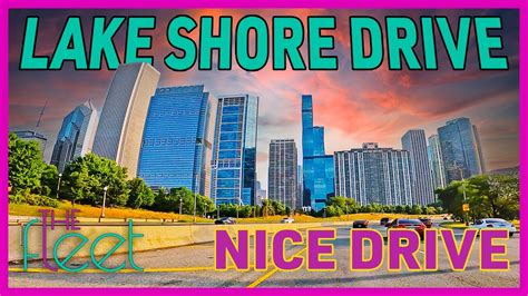 nice drive lake shore drive chicago il sunrise pov youtube