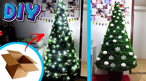 Árvore de Natal com papelão DIY Natal Arvore de natal Diy natal