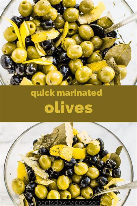 Quick Marinated Olives A Cheap Little Homemade Snack Recipe In 2020
