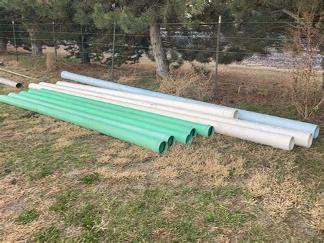 6 Sdr 35 Sewer Pipe 6 Sch 40 Pvc Booker Auction Company