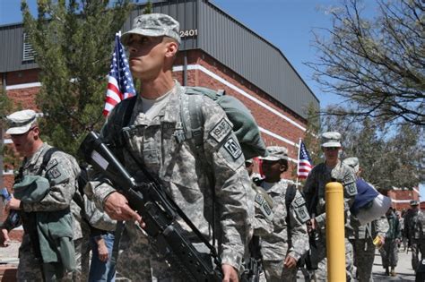 Loved Ones Bid Adieu To Soldiers 86th Expeditionary Signal Battalion