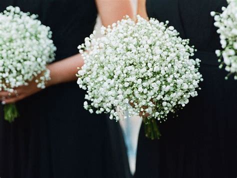 17 Ideas For A Babys Breath Wedding Bouquet