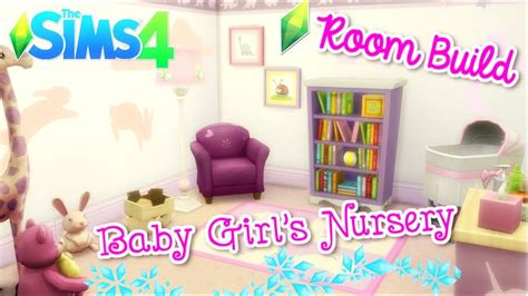 The Sims 4 Room Build Baby Girls Nursery Youtube