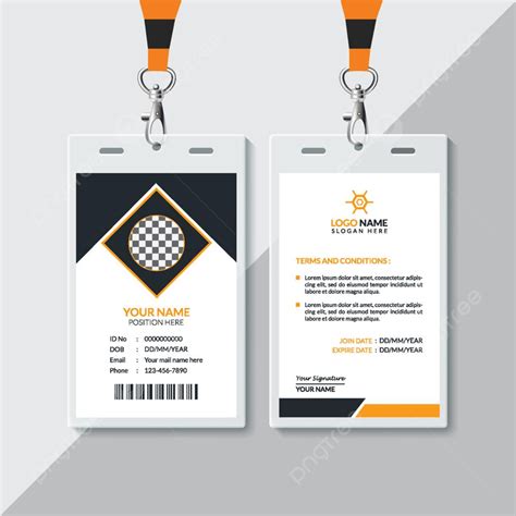 Creative Id Card Design Template Template Download On Pngtree