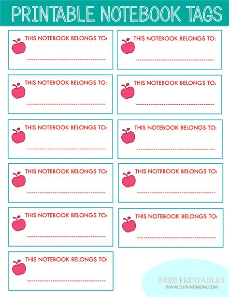 New Project: Back to School Notebook and Book Labels