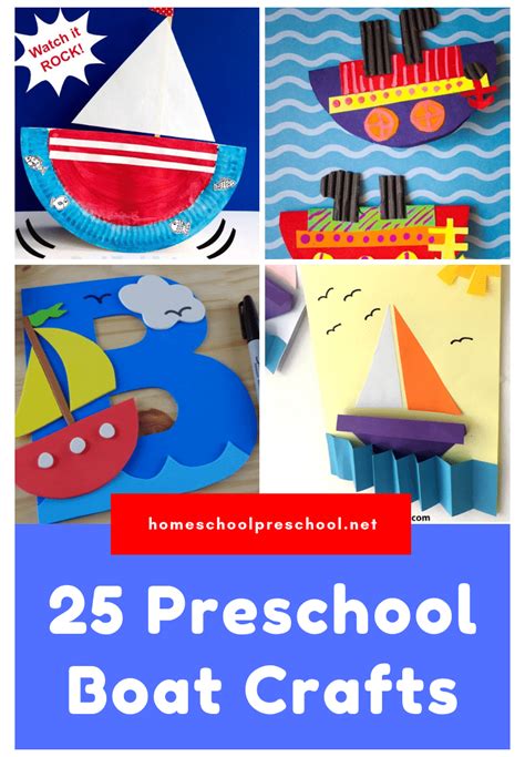 25 Hands On Preschool Boat Crafts And Activities Boat Transporta