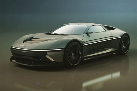 Delorean Dmc 12 Modern Tribute Rendered With Gullwing Doors Electric